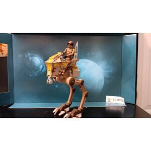 Hasbro Star Wars Clone Wars AT-RT w/ ARF Trooper BOIL Deluxe Vehicle 3.75" 2010